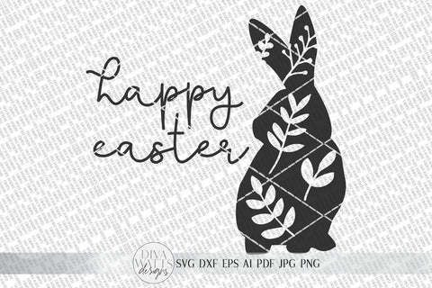 Happy Easter SVG | Farmhouse Sign SVG | Easter Bunny SVG | So Fontsy Exclusive! SVG Diva Watts Designs 