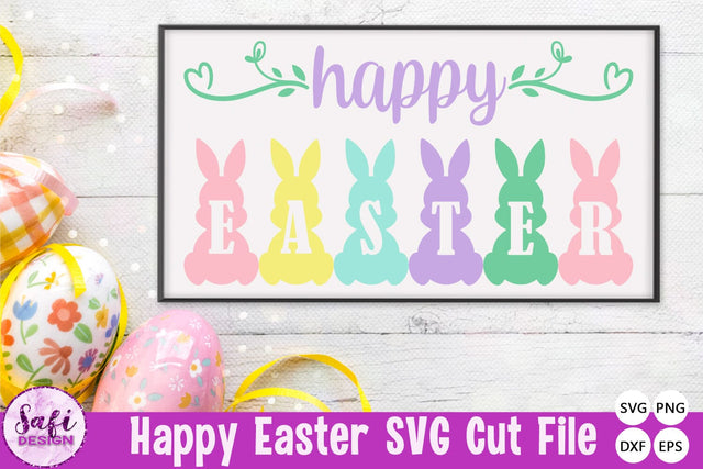Happy Easter SVG File SVG Safi Design 