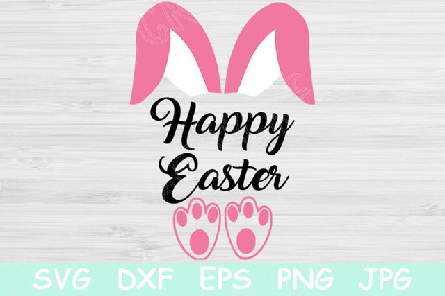 Happy Easter Svg Files, Happy Easter Png. Easter Bunny Svg Files for Cricut and Silhouette. Easter Cut File for Easter Svg Designs Shirt. SVG TiffsCraftyCreations 