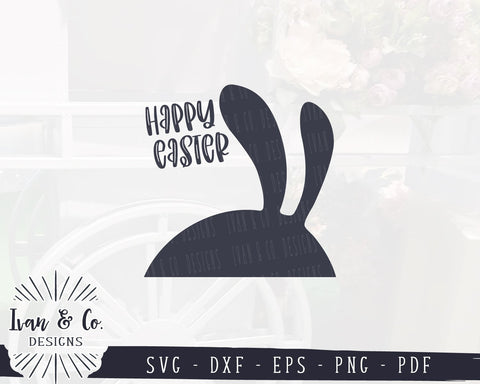 Happy Easter SVG Files | Spring Sign | Easter Sign | Bunny | Farmhouse SVG (975117959) SVG Ivan & Co. Designs 