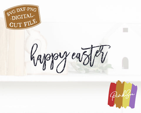Happy Easter SVG Files | Spring Sign Svg | Easter Sign Svg | Farmhouse Svg | Commercial Use | Digital Cut Files (1119946720) SVG PinkZou 
