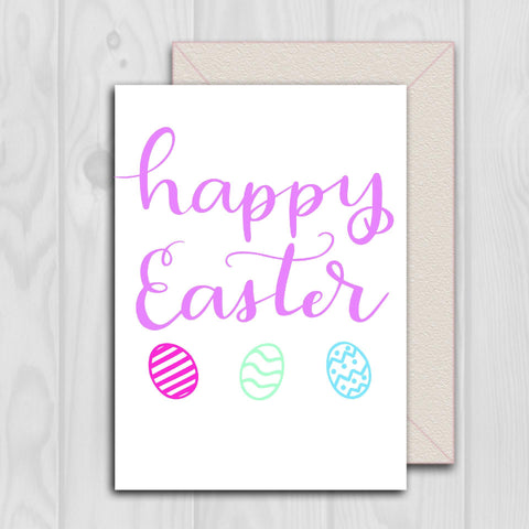 Happy Easter SVG - Handlettered SVG Stacy's Digital Designs 