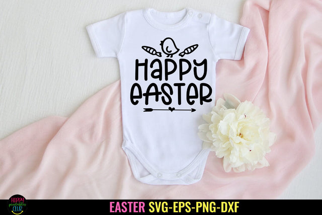 Happy Easter SVG I Easter SVG I Easter Cut Files SVG Happy Printables Club 
