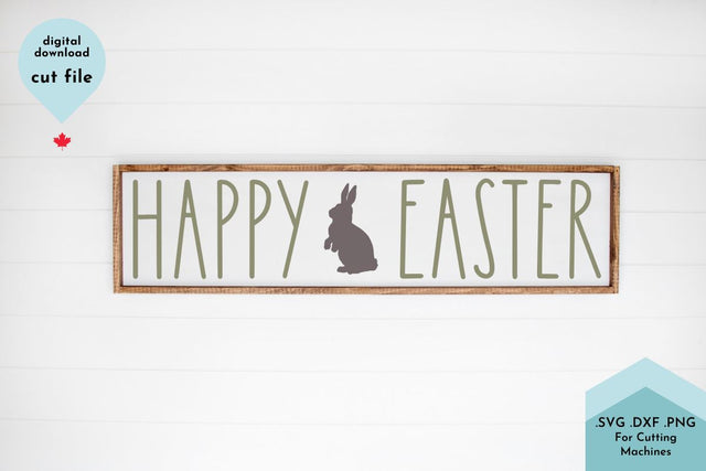 Happy Easter SVG Lettershapes 