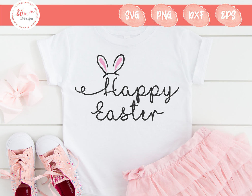 Happy Easter - SVG, PNG, DXF, EPS - So Fontsy