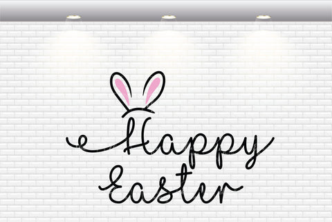 Happy Easter - SVG, PNG, DXF, EPS SVG Elsie Loves Design 