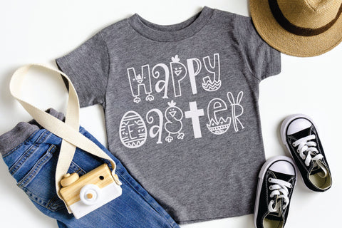 Happy Easter - SVG, PNG, DXF, EPS SVG Elsie Loves Design 