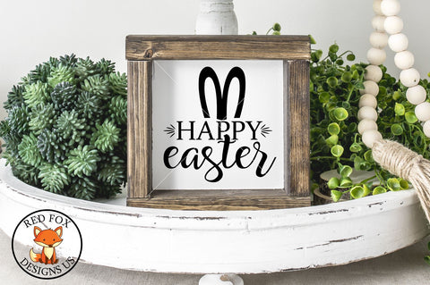 Happy Easter SVG PNG DXF SVG RedFoxDesignsUS 