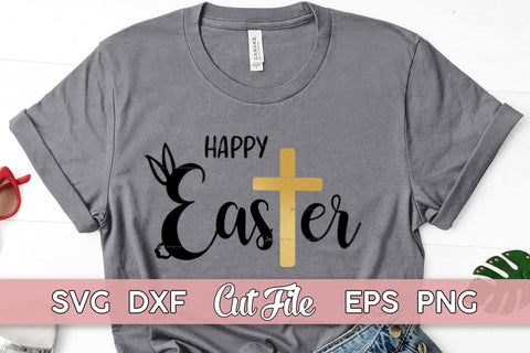 Happy Easter SVG, religious Easter shirt for kids SVG Maggie Do Design 