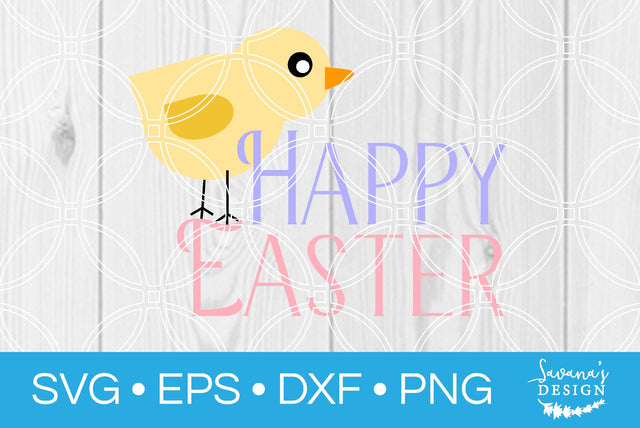 Happy Easter SVG SavanasDesign 