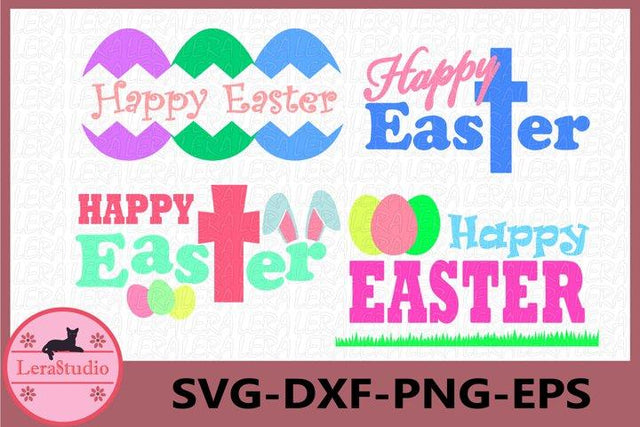 Happy Easter SVG SVG Lerastudio 