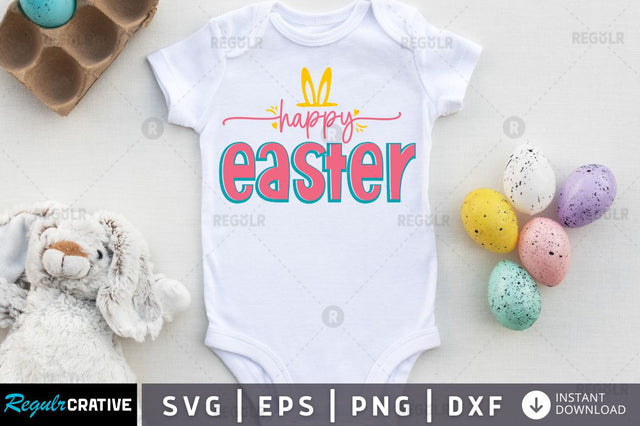 Happy easter SVG SVG Regulrcrative 