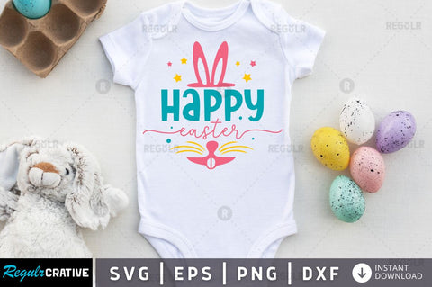 Happy easter SVG SVG Regulrcrative 