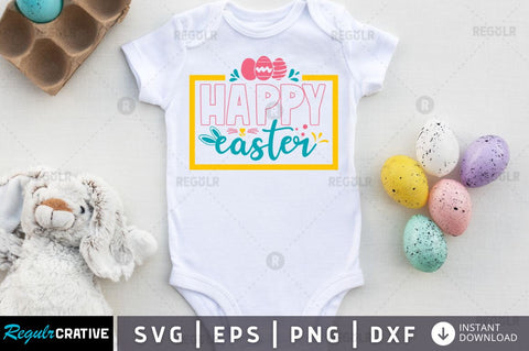 Happy easter SVG SVG Regulrcrative 