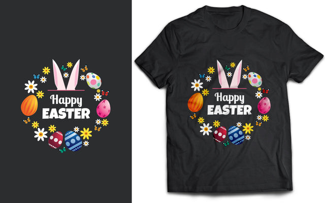 Happy Easter SVG T-Shirt Design SVG naemmiah021 