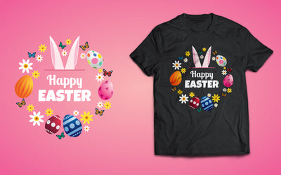 Happy Easter T-shirt Design SVG naemmiah021 