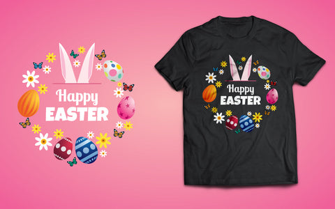 Happy Easter T-shirt Design SVG naemmiah021 