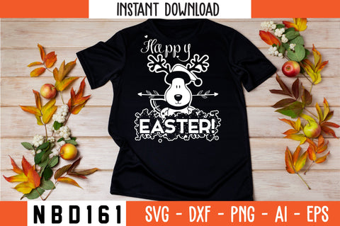 happy easter! T-Shirt Design SVG Nbd161 