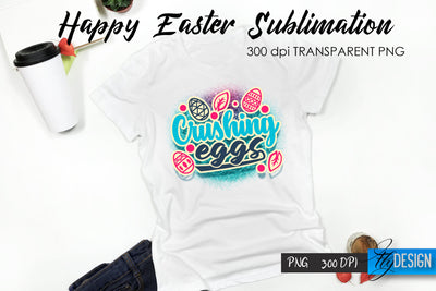 Happy Easter T-Shirt Sublimation V.12 Sublimation Fly Design 