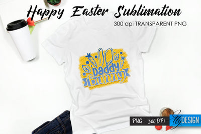 Happy Easter T-Shirt Sublimation V.15 Sublimation Fly Design 