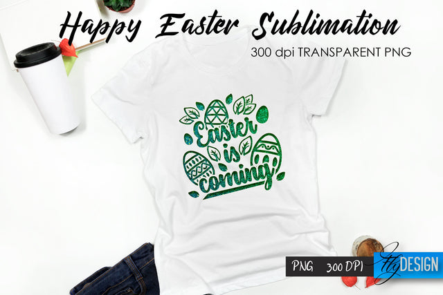 Happy Easter T-Shirt Sublimation V.18 Sublimation Fly Design 