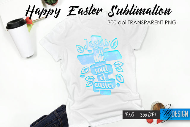 Happy Easter T-Shirt Sublimation V.44 Sublimation Fly Design 