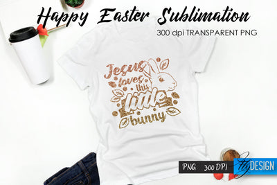 Happy Easter T-Shirt Sublimation V.45 Sublimation Fly Design 