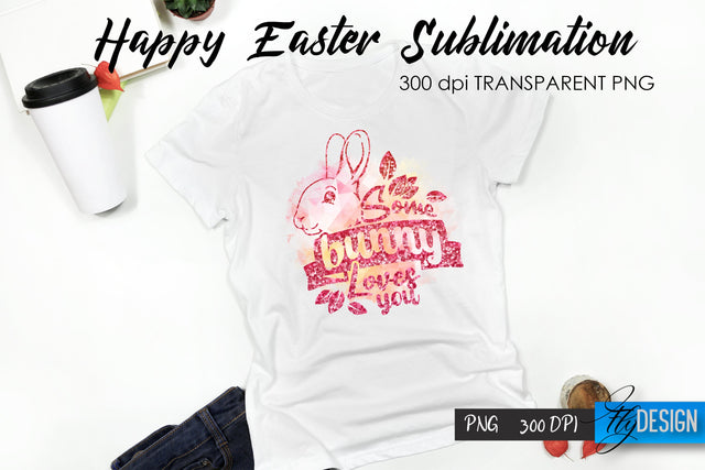 Happy Easter T-Shirt Sublimation V.59 Sublimation Fly Design 