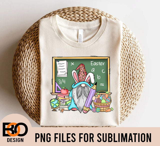 Happy Easter Teach Png, Rabbit Png, Easter Life, Easter Gnome Png,Digital Downloads,Easter Day Gnome Png,Easter Day, Sublimation Designs Downloads Sublimation BOO-design 