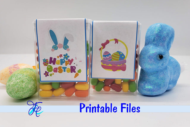 Happy Easter - Tic Tac Labels 3D Paper Family Creations 