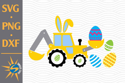 Happy Easter Truck SVG, PNG, DXF Digital Files Include SVG SVGStoreShop 