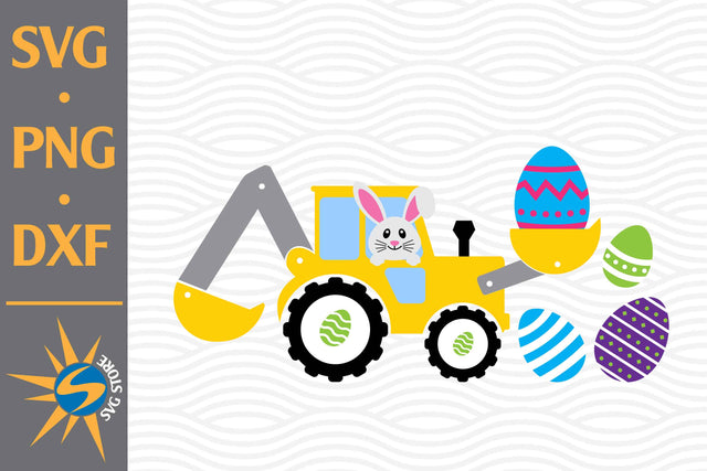 Happy Easter Truck SVG, PNG, DXF Digital Files Include SVG SVGStoreShop 