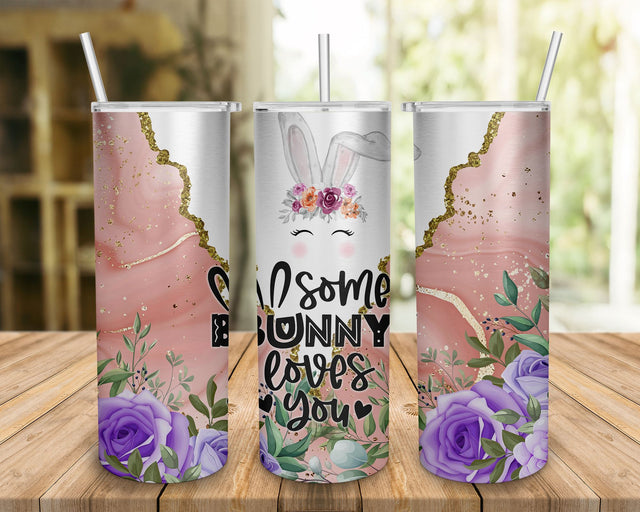 Happy Easter Tumbler Design, Happy Easter PNG Sublimation, Tumbler 20oz, Easter Bunny Tumbler PNG, Easter Eggs Sublimation BOO-design 
