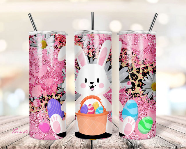 Happy Easter Tumbler, Easter Tumbler, Bunny PNG, Western Tumbler, Tumbler png, Skinny Tumbler wrap 20 oz PNG, Digital download, Sublimation Sublimation TrendingDesign 