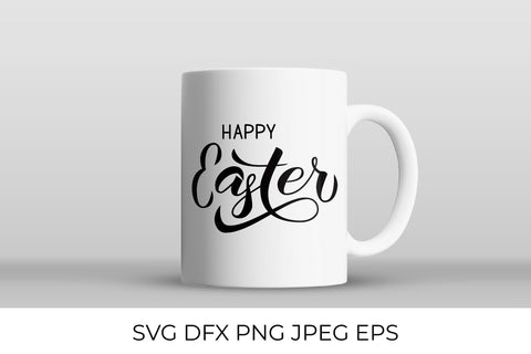 Happy Easter typography SVG LaBelezoka 