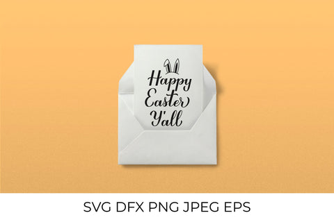 Happy Easter Y’all calligraphy SVG SVG LaBelezoka 