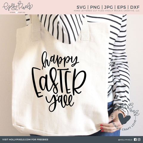 Happy Easter Y'all | Easter SVG | SVG Easter Designs | Easter Cut File So Fontsy Design Shop 