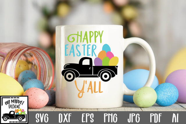 Happy Easter Y'all SVG Cut File SVG Old Market 