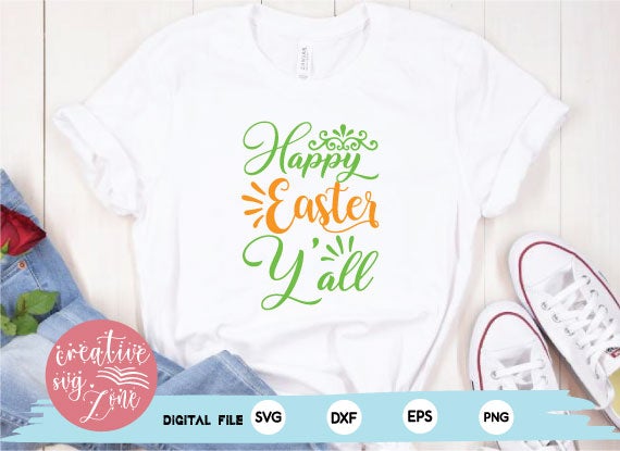 Happy Easter Ya’ll SVG md faruk hossain 