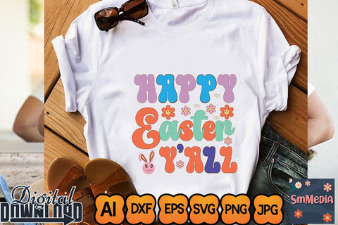Happy Easter Y'all SVG Newmockups 