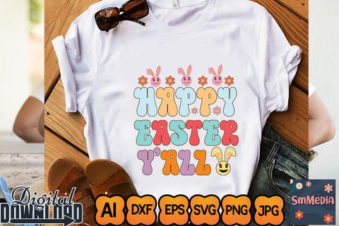 Happy Easter Y'all SVG Newmockups 