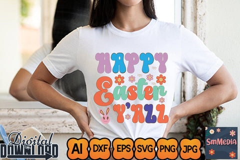 Happy Easter Y'all SVG Newmockups 