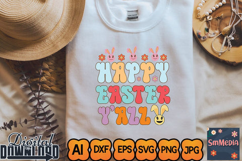 Happy Easter Y'all SVG Newmockups 