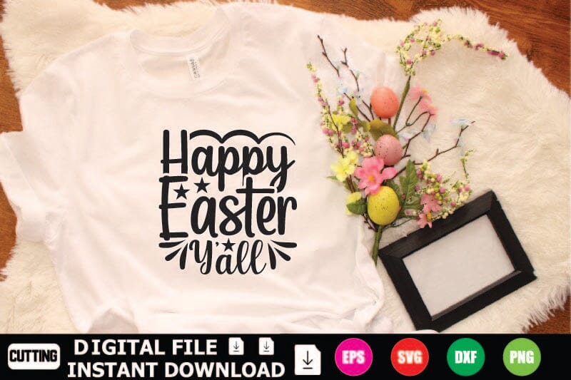 Happy Easter Y’All SVG Shahin alam 