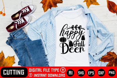 Happy Fall Deer SVG CraftlabSvg29 