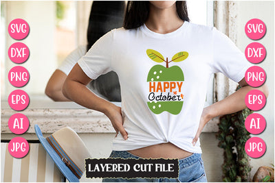 Happy Fall Deer SVG Cut File SVG Newmockups 
