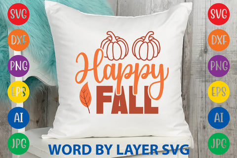 Happy Fall, Fall SVG Design SVG Rafiqul20606 