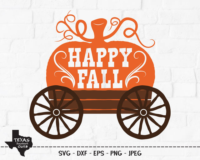 Happy Fall | Fall SVG SVG Texas Southern Cuts 