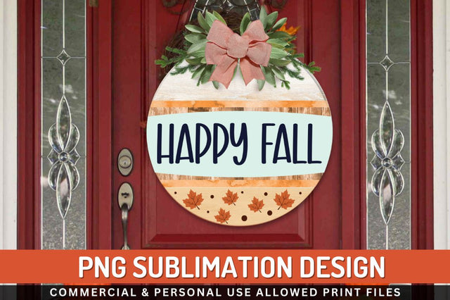 Happy fall Sublimation PNG Sublimation Regulrcrative 