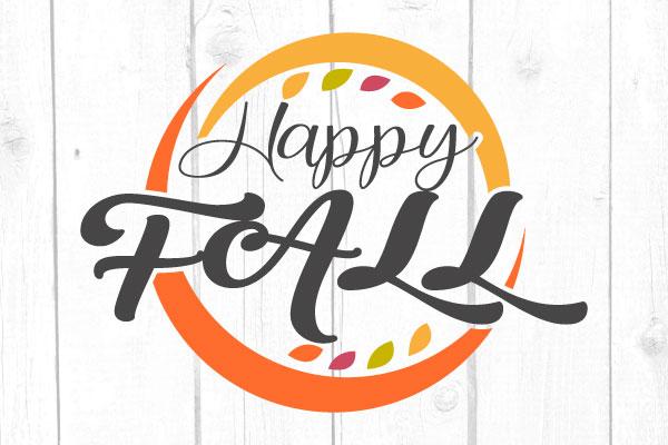 Happy Fall Svg SVG cricutfilesmg 